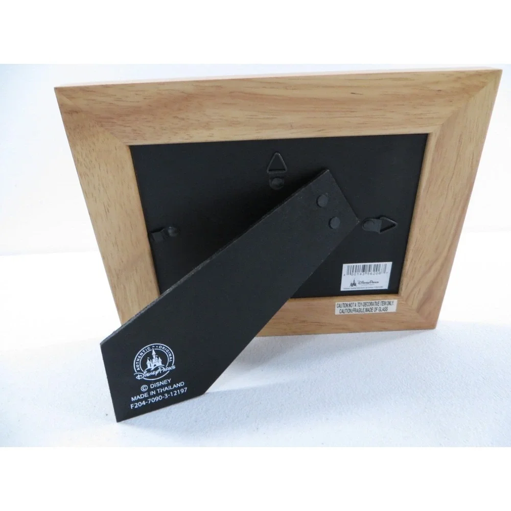 Disney 2 Tone Wood Mickey‎ Mouse Head Inlaid Metal 4